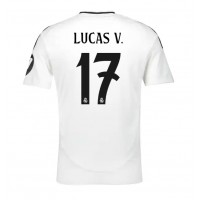 Camiseta Real Madrid Lucas Vazquez #17 Primera Equipación 2024-25 manga corta